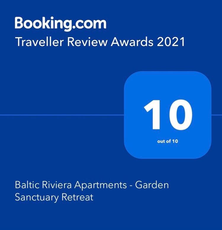 Baltic Riviera Apartments - Garden Sanctuary Retreat 格但斯克 外观 照片