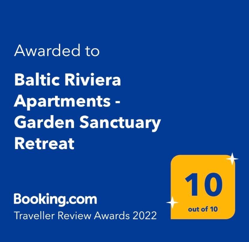 Baltic Riviera Apartments - Garden Sanctuary Retreat 格但斯克 外观 照片